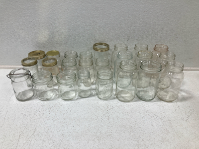 (24) Canning Jars