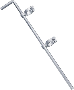 Vivida Chain Link Fence Gate Cane Bolt (1pcs) 1-3/8&rdquo; x 32&rdquo;