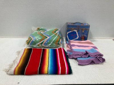 (3) Quilts & Box