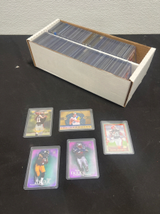 (1) Box of Assorted Football Cards- Good Condition