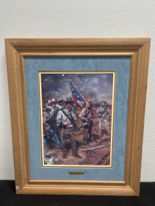 Framed Confederate Art- “Army Of Tennessee” 184 of 550 With Certificate- Artist Rick Reeves