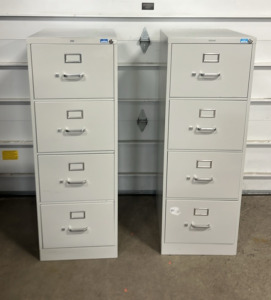 (2) Filing cabinets