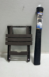 (1) FrostBlocker Windshield&2 Mirror Covers (61&rdquo;Wide x 41 &ldquo; Long (1) Folding Outdoor Table & Much More