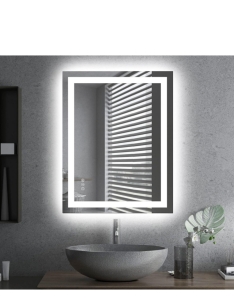 LED Vanity Mirror 28x36 Multi Color Temp Anti Fog