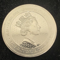 1.25oz .999 Fine Silver Queen Elizabeth Coin- Authenticated