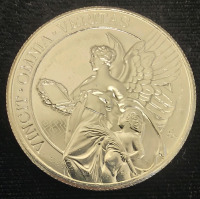 2oz .999 Fine Silver Queen Elizabeth Coin- Authenticated - 2