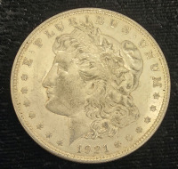 1921 Morgan Silver Dollar- 90% Silver Authenticated