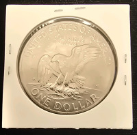 Eisenhower Dollar Variety One 1972-D - 2