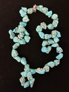 28" Turquoise Stone Necklace