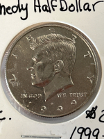 (2) Kennedy Half Dollars: 1972 and 1999-D - 5