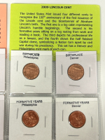 US Treasury Commemorative Medaliions, 2009 Lincoln Cents and Wheat Cents - 3