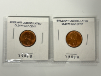 US Treasury Commemorative Medaliions, 2009 Lincoln Cents and Wheat Cents - 5