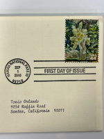 First Day Of Issue Gold Plated Hawaiian Rain Forest Stamp - 2