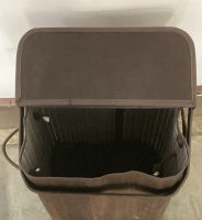 Hamper Basket, (4) Collapsible Storage containers - 2