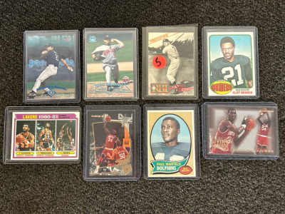 (8) Assorted Sports Cards