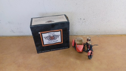 Harley Davidson 1933 Collectible Motorcycle/Sidecar Bank