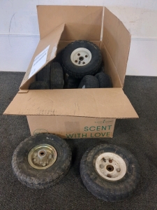 Assorted small wheels