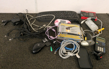 Keyboard, Spray Gun, and More