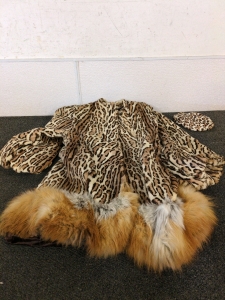 Cheetah Print Coat with Hat