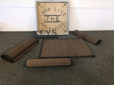 Small Mats, Sign, and Key Rack