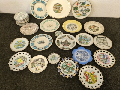 State Themed China Plates
