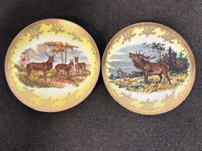 (1) Deer Plate, & (1) Elk Plate