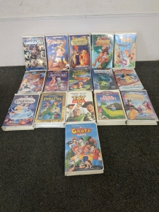 Assorted VHS tapes