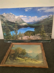 Painting and poster