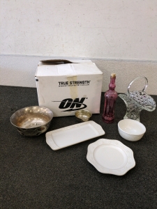 Wine Bottle, Ceramic Dishes, and More
