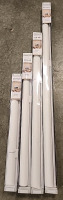 Genimo 100% Blackout Rolling Window Shades (1)@42"×72"(1)@32"×72"(1)@26"×72"(2)@20"×72"