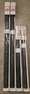 Genimo 100% Blackout Rolling Window Shades (2)@34"×72"(2)@21"×72"