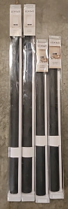 Genimo 100% Blackout Rolling Window Shades (2)@32"×74"(2)@25"×74"