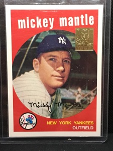 Mickey Mantle Baseball Card - Sharp