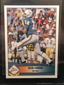 Bob Griese Mint Football Card