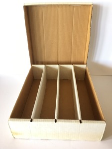 (2) Baseball & Sports Card Storage Boxes