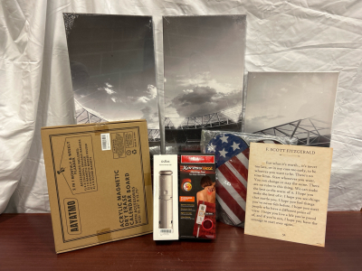 Wall Stadium (3pc) Print, Magnetic Dry Erase Board, Telescopic Light, Heating Pad and More