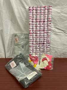 (2) Savage Fenti Robes (XS/S), Balloons, and (6) Rolls Of Goft Wrapping Paper