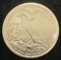 Walking Liberty 1oz .999 Fine Silver- Authenticated - 2