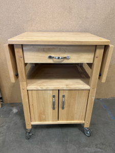 Wooden Rolling Cart