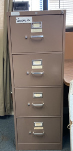 Filing Cabinet & Vuntage Radio