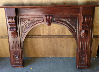 Wooden Mantle