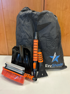 EZY Shade Car Cover and Ice Scraper/ Snow Brush Combo