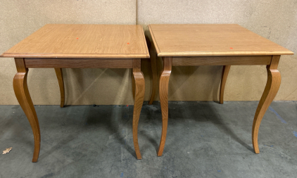 (2) Wooden Tables