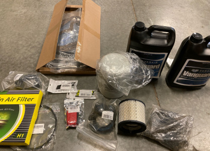 Cabin Air Filters, Vanair Rotary Screw Compressor Oil, Air Compressor Installment, & Small Car Pieces
