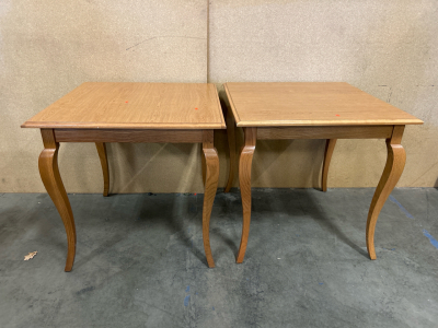 (2) Wooden Tables
