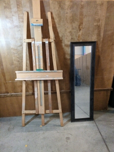 Art Easel and Mirror