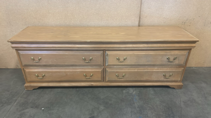 Tan 4 Drawer Dresser