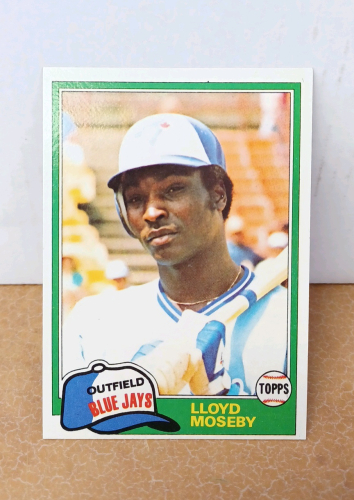 Mint Rookie Card 1981 Topps Lloyd Moseby