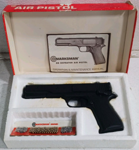 (1) Marksman 20-Shot BB Repeater Air Pistol - .177 Cal