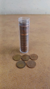 Roll of Canadian Pennies